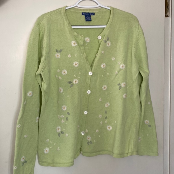 Embroidered spring cardigan - Picture 1 of 7